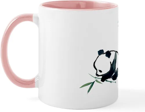 Vista 44 de CafePress Turtle And Panda - Taza de café de cerámica de 11 oz (11.0 fl oz)