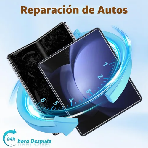 Vista 4 de Fotbor [Paquete de 2] Protectores de pantalla para Samsung Galaxy Z Fold 5, flexible y suave, película protectora EPU para pantalla