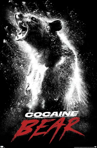 Vista 9 de Trends International Oso de cocaína - Póster de pared de una hoja, 22.4 pulgadas de largo x 14.7 pulgadas, versión enmarcada de madera de granero
