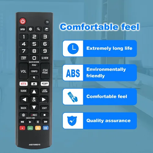 Vista 5 de AKB75095315 Reemplazo de control remoto para LG Smart TV OLED55B8PUA OLED65B8PUA 49UK6200PUA 55UK6200PUA 43UK6200PUA 65UK6200PUA 65SK9000PUA