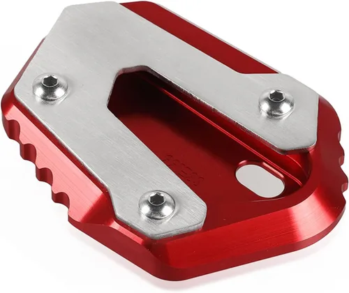 Vista 4 de Soporte lateral para motocicleta, accesorios para ampliar la placa de atril, extensión de soporte lateral compatible con V-Strom 650 V-Strom 650 XT