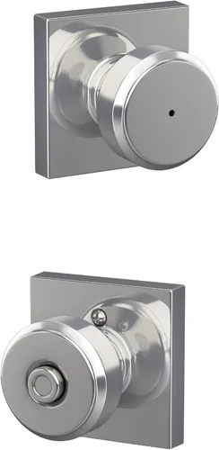 Vista 65 de SCHLAGE Pomo de bloqueo sin giro, latón antiguo (F170 ORB 609) (paquete de 2)