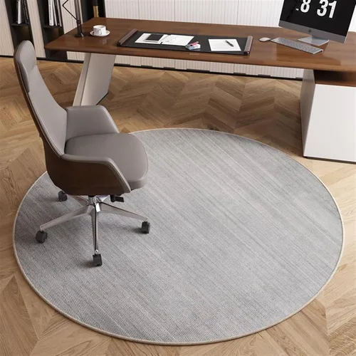 Vista 18 de Tapete para silla de oficina para suelo de madera dura, computadora, videojuegos, protector de piso, tapete redondo de protección de azulejos de A1