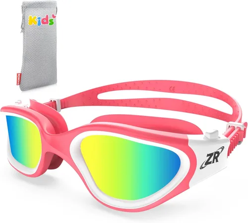Vista 21 de ZIONOR Gafas de natación para niños, G1 MINI con protección UV, polarizadas, antivaho, para edades de 6 a 14 años Glare-Reducing Polarized Lenses