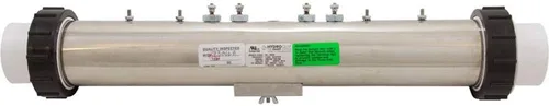Vista 4 de Hydro-Quip Ultimate Heater, flujo a través, elemento dual 11 Kw, 3 pulgadas x 19.250 pulgadas. 26-0054-K