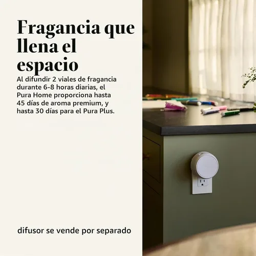 Vista 3 de Pura x Simplicity - Recambio de difusor para el hogar, paquete de 2, vainilla