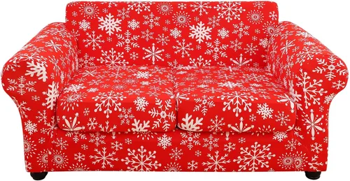 Vista 34 de hyha Funda para sofá, fundas para sofá biplaza, diseño floral, elásticas, estampadas, 3 piezas, fundas para sofá de 2 cojines separados, protector