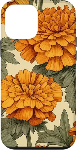 Vista 16 de Watercolor Marigold Flower Case for iPhone 16