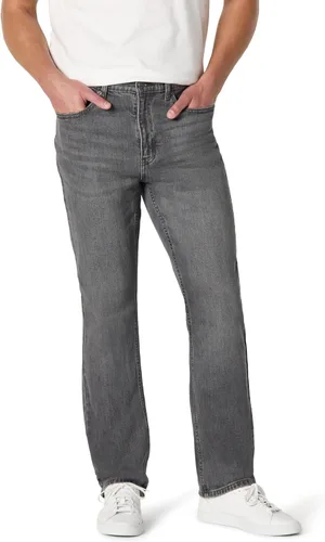Vista 11 de Amazon Essentials - Pantalones vaqueros de elástico bajo de corte recto para hombre
