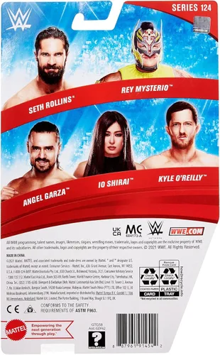 Vista 6 de WWE Io Sharai - Figura de acción de la serie 124, figura de acción posable de 6 pulgadas, coleccionable para edades de 6 años en adelante