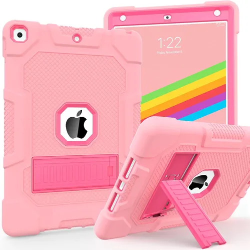 Vista 11 de TIMISM Funda para iPad de 9ª/8ª/7ª generación (2021/2020/2019), resistente grado militar, a prueba de golpes, resistente, funda protectora de 10.2