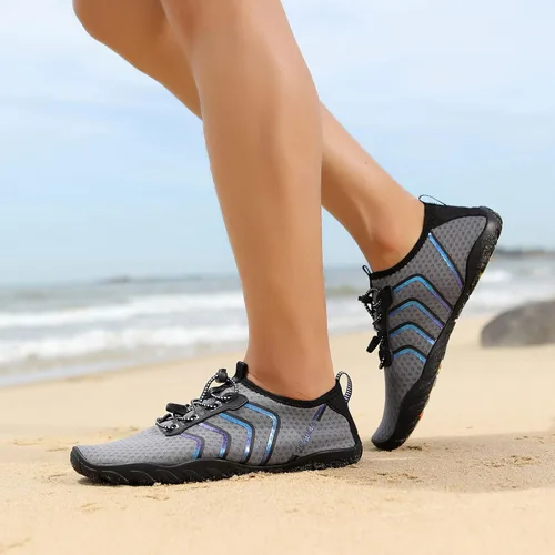 Vista 6 de Whatseaso Mens Womens Water Shoes Quick Dry Aqua Barefoot Shoes for Diving Swim Surf Walking Beach Yoga