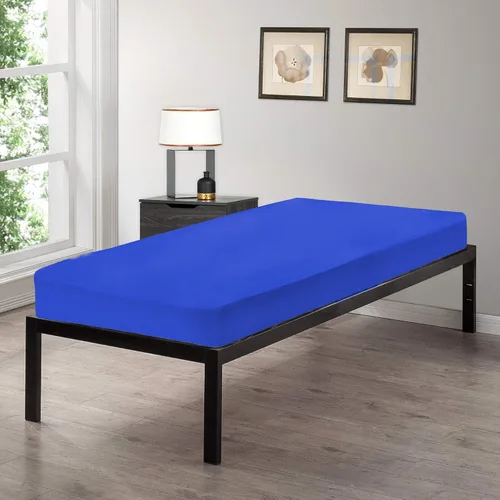 Vista 4 de Gilbin - Sábana bajera ajustable 100% algodón de punto jersey para colchones de cuna de campamento, 30 x 75 pulgadas