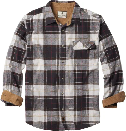 Vista 28 de Legendary Whitetails Camisa de franela de manga larga con botones para hombre, 100% algodón