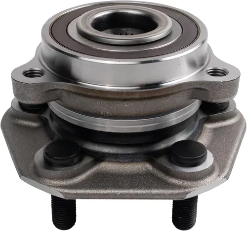 Vista 5 de TRQ Juego de 2 rodamientos de rueda delantera y conjunto de cubo compatible con Tesla 3 2020 Y 2018-2019 para Tesla 3 2020 Tesla Y AWD 2018-2019