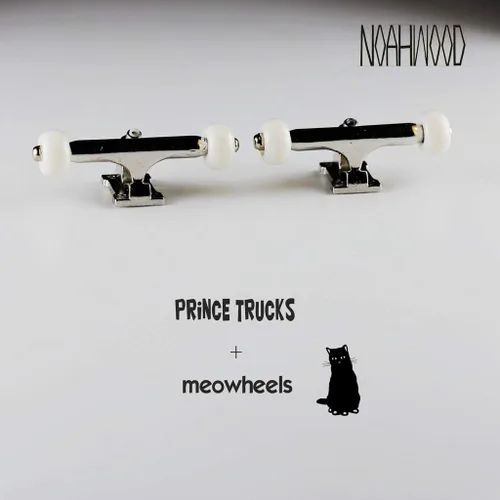 Vista 3 de NOAHWOOD 8.0 Diapasones Mini Skateboarding (NW8.0 360 Flip Deck) + (actualización NW Prince de 1.43 pulgadas) +