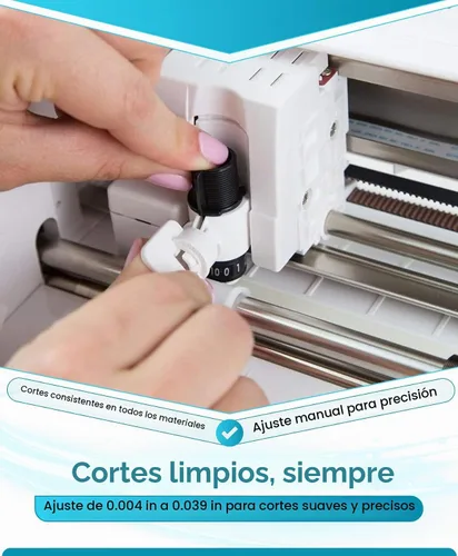 Vista 3 de Hoja de silueta de repuesto para máquinas de corte Cameo, Retrato y Curio 0.1mm to 1mm Adjustable Carbide Ratchet Cutting Blade for Precise Cut on