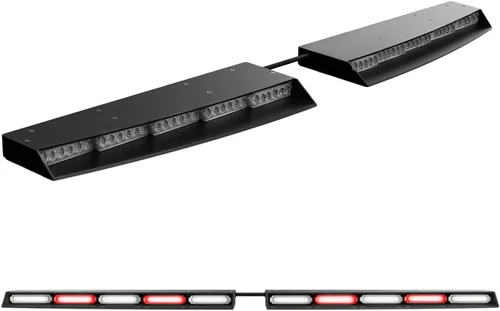 Vista 14 de Raptor Elite Striker-TIR - Barra de luz LED para visera interior (ámbar)