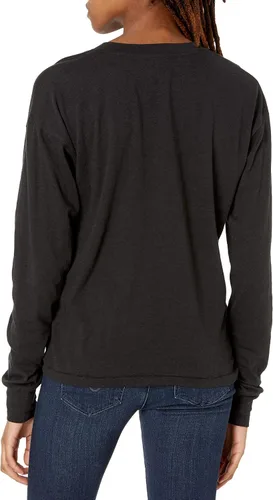 Vista 2 de NIA Camiseta casual de manga larga con cuello en V profundo para hombre