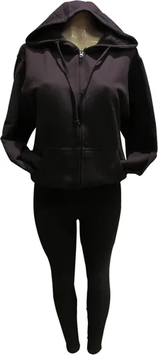 Vista 5 de SPORTS AND MORE OF LAS VEGAS Multicolor Rhinestone Cross & Angel Wings Unisex Adulto Negro Cremallera Sudadera XS-2XL