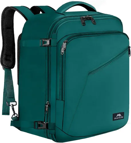 Vista 65 de MATEIN - Mochila de viaje extragrande de 10.56 galones, mochila de viaje ampliable apta para aerolíneas, para viajeros de fin de semana, hombres
