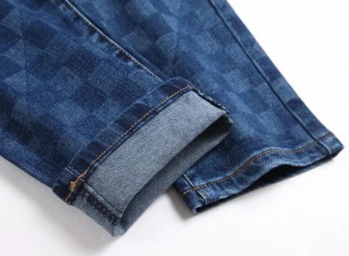 Vista 9 de AITITIA - Jeans rasgados de ajuste estándar para hombre
