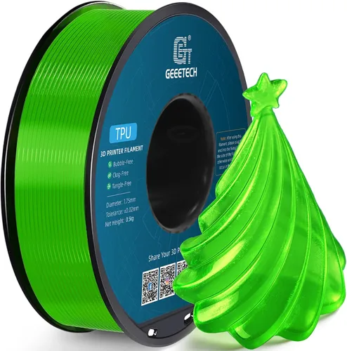 Vista 37 de Geeetech - Filamento PLA de 0.07 pulgadas, filamento de seda de bicolor, consumo dicromático de coextrusión brillante, 2.2 libras, 1 carrete