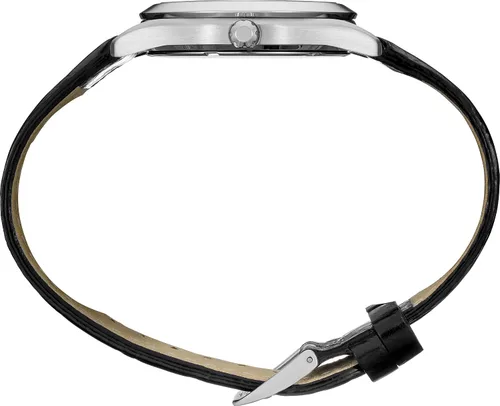 Vista 2 de SEIKO Reloj de vestir de cuarzo para hombre con correa de acero inoxidable, plata, 13 (Modelo SUR365), plateado