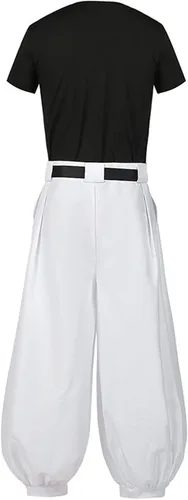 Vista 5 de Toji Fushiguro Cosplay para hombre Jujutsu Kaisen Toji Fushiguro camisa pantalones conjunto completo