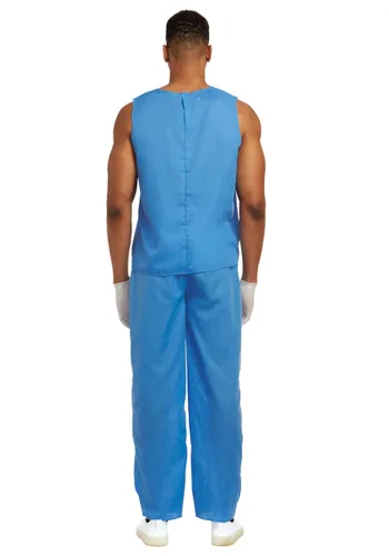 Vista 2 de Disfraz de Hombre Dr. Ben Dover Multicolor