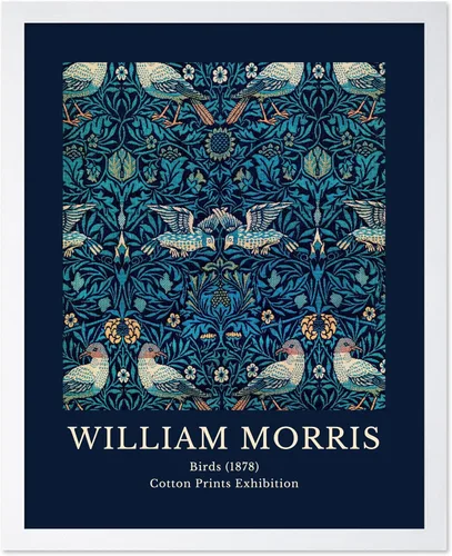 Vista 20 de Poster Master Impresión Vintage del Ladrón de Fresas - Póster Retro de William Morris - Arte de Patrón Floral - Regalo para Hombres y Mujeres