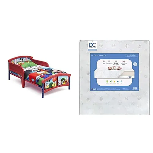 Vista 8 de Delta Children Cama de plástico para niños pequeños, Minnie Mouse de Disney