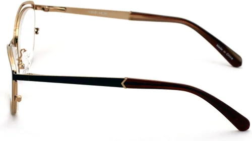 Vista 5 de Gafas de lectura con marco óptico Cateye de alta calidad para mujer, lectores de metal a la moda
