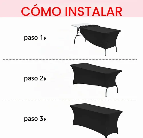 Vista 4 de UV Centre - Mantel con logotipo personalizado, mantel de elastano personalizado con tu diseño, imagen, logotipo y texto, mantel elástico ajustable