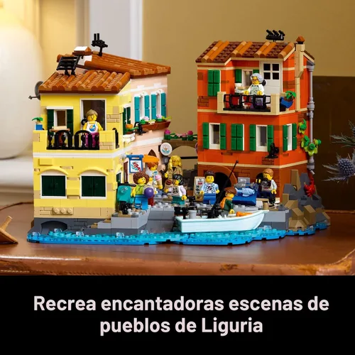 Vista 7 de LEGO Ideas Italian Riviera - Juego de construcción para adultos – Decoración para el hogar y la oficina para hombres y mujeres a partir de 18 años