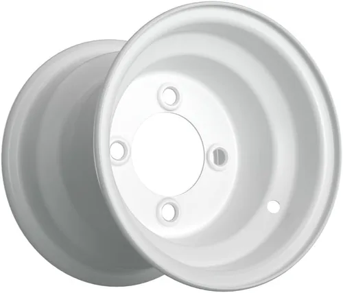 Vista 4 de Ensamblaje de carrito de golf estándar Topspin de 8 pulgadas con neumático de diente de sierra y rueda de acero - Se vende como una unidad