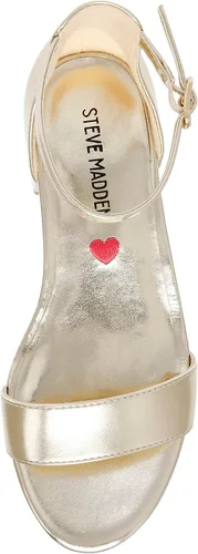 Vista 5 de Steve Madden Girls Shoes Unisex-Child Jirene Heeled Sandal