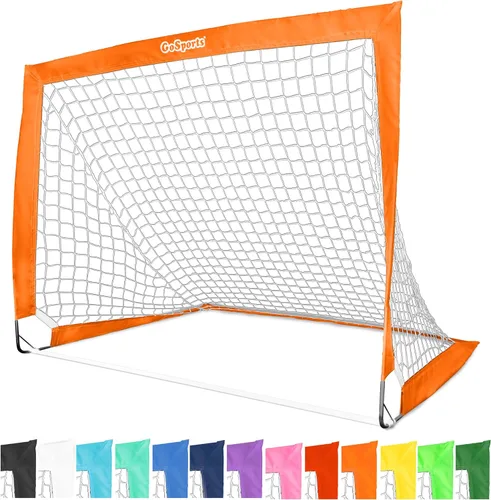 Vista 15 de GoSports - Arcos de fútbol portátiles para niños, 13 opciones de color, elige 4 x 3 pies o 6 x 4 pies, redes desplegables de tono