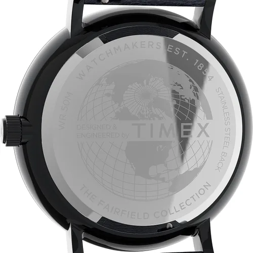 Vista 5 de Timex Fairfield - Reloj unisex de 1.614in, Fairfield - Correa de dos piezas, 3 manos