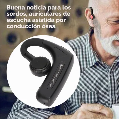 Vista 3 de Auriculares de conducción ósea: estéreo, multifuncional, manos libres para sordos
