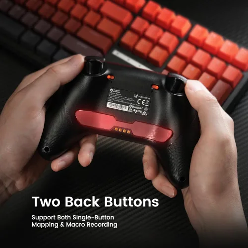 Vista 7 de GameSir Nova Lite 2 Wireless PC Controller with Hall Effect Joysticks & Triggers, 2.4G & Wired 1000Hz Polling Rate, Remappable Buttons - Compatible
