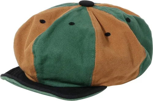 Vista 6 de CLAPE Gorra de algodón para hombre de 8 paneles Ivy Newsboy Gorra Peaky Herringbone Cabbie Gatsby Gorra Applejack Bakerboy Boina Sombrero plano