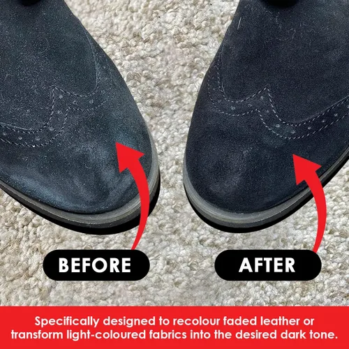 Vista 3 de Zoes - Tinte de piel de ante negro - Restaura y recolora zapatos botas bolsos muebles y más - 25 onzas - Fabricado en Estados Unidos