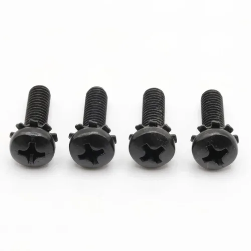 Vista 9 de ReplacementScrews Tornillos M4 de 0.551 in compatibles con muchos soportes de TV LG, juego de 4