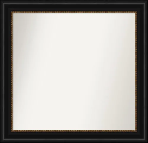 Vista 373 de Amanti Art Espejo personalizado, gran espejo de baño estrecho, espejo de pared o espejo de tocador de baño sobre el fregadero (24 x 24 pulgadas)