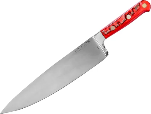 Vista 10 de Lamson Premier - Cuchillo de chef forjado de 4 pulgadas, hoja de acero inoxidable de alto carbono, triple remachado para equilibrio, ideal