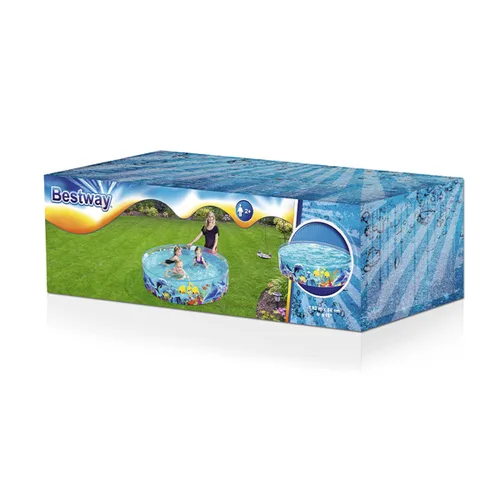 Vista 3 de Bestway Piscina Rigida Infantil PVC Marina 183x38 cm +2 Años Jardin 55030