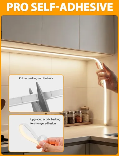 Vista 4 de COB - Tira de luces LED, color blanco natural regulable