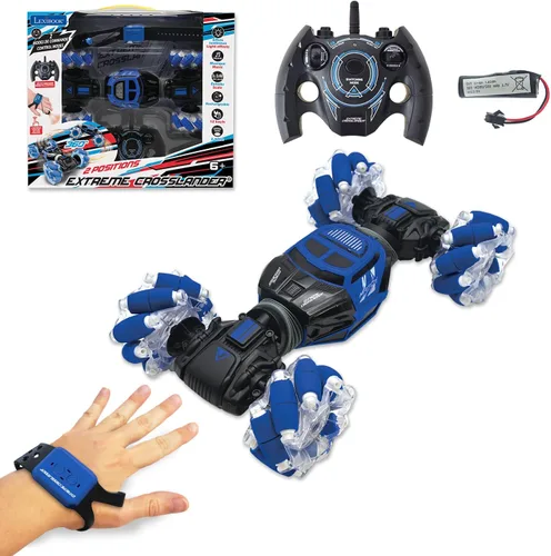 Vista 26 de LEXiBOOK - Crosslander Luminous Terrain Car, control remoto de muñeca, recargable, kit de acción electrónica, blanco/naranja