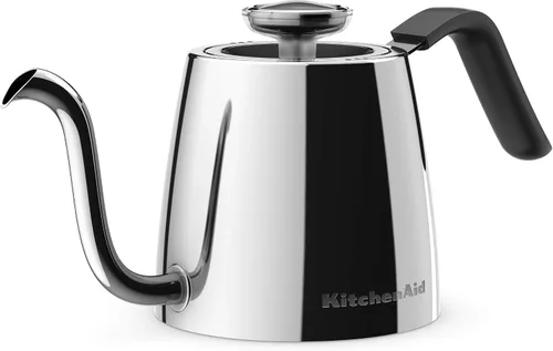 Vista 2 de KitchenAid KNK1012SS - Hervidor de cocina con cuello de cisne de precisión, 1 litro, acero inoxidable